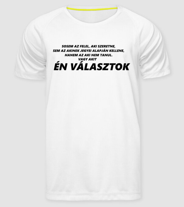  minta fehér pólón