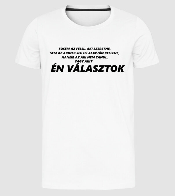  minta fehér pólón