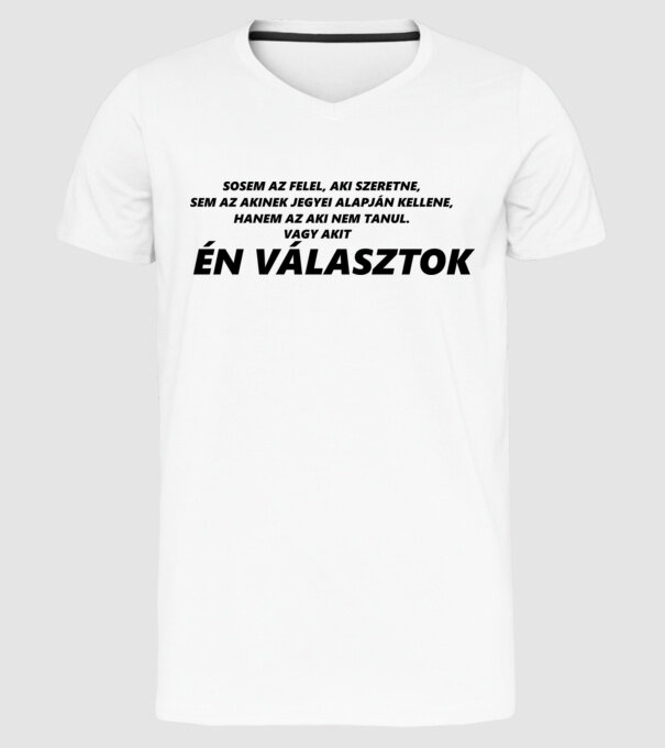  minta fehér pólón