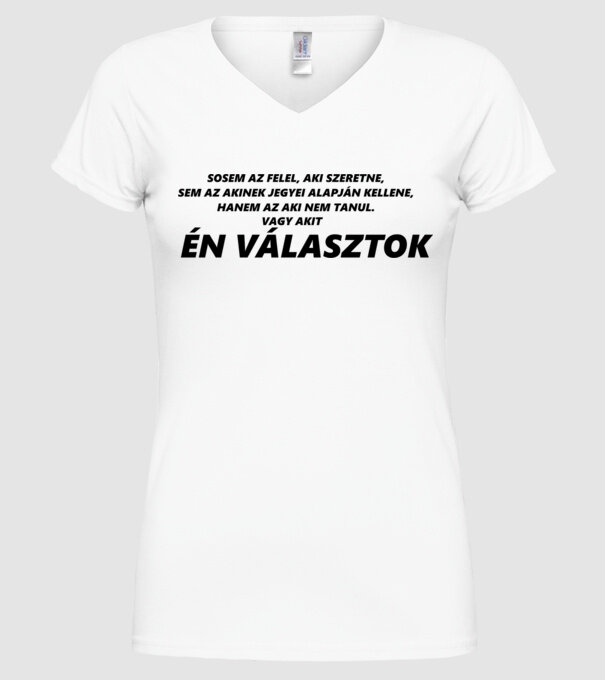  minta fehér pólón