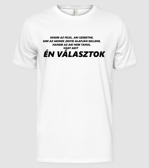  minta fehér pólón
