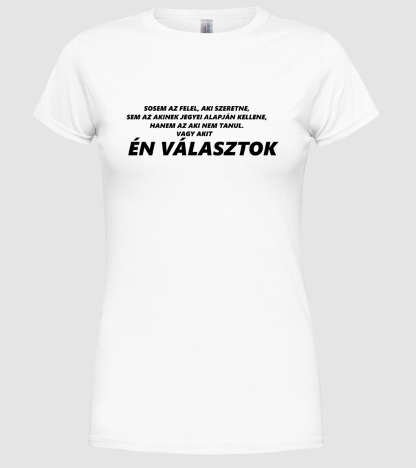  minta fehér pólón