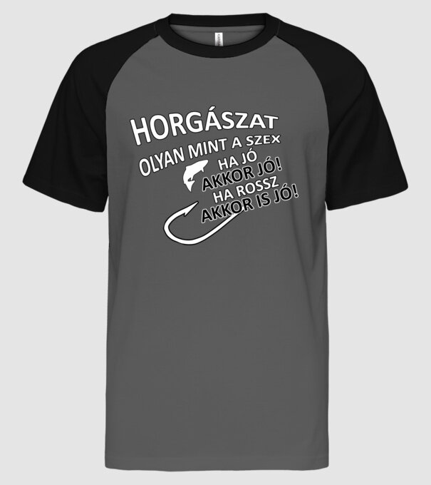  minta szürke/fekete pólón