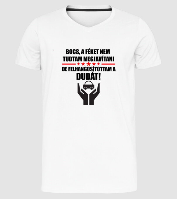  minta fehér pólón
