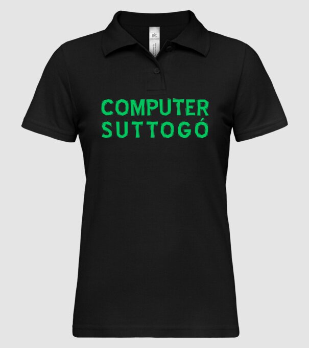  minta fekete pólón