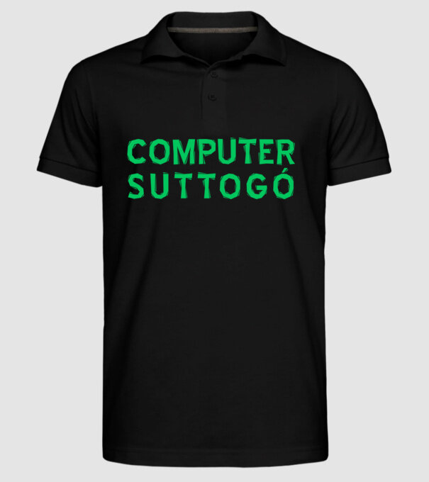  minta fekete pólón