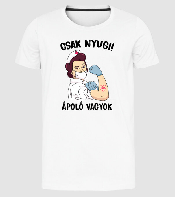 minta fehér pólón