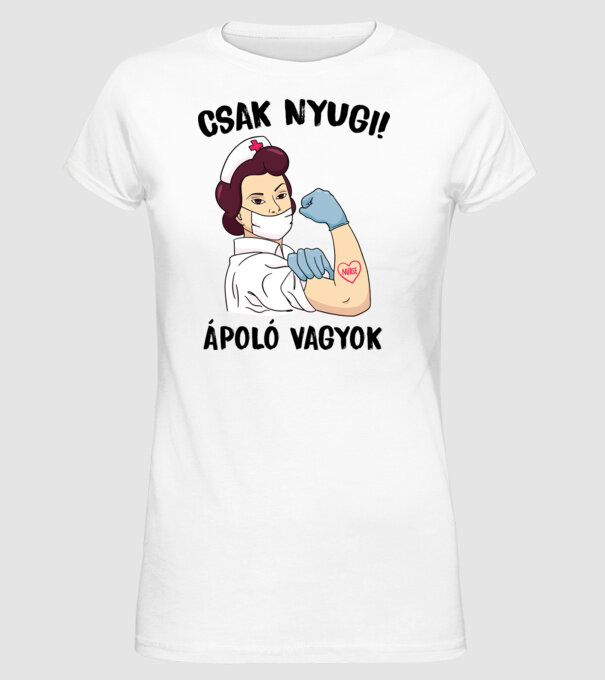  minta fehér pólón