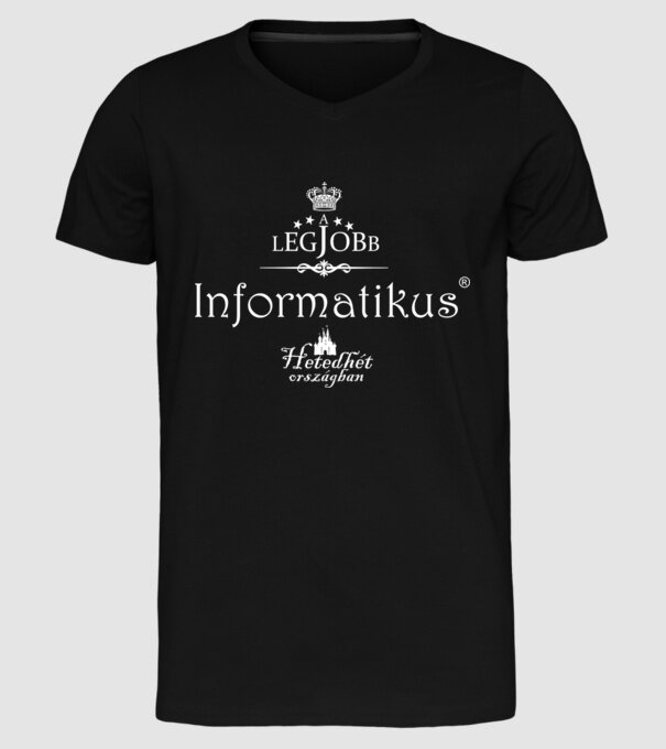  minta fekete pólón