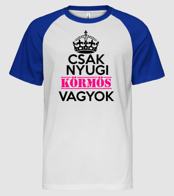  minta fehér/royal pólón