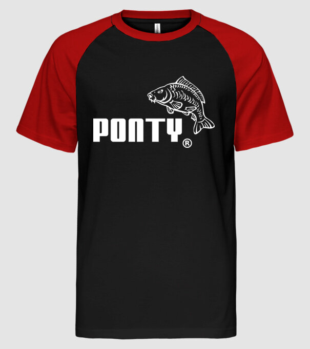  minta fekete/piros pólón