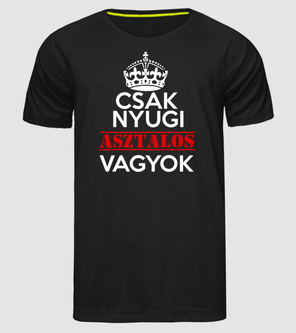  minta fekete pólón