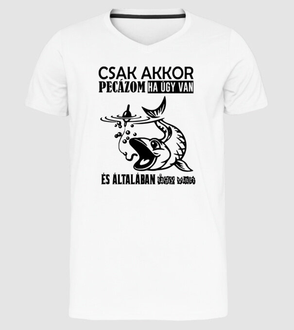  minta fehér pólón