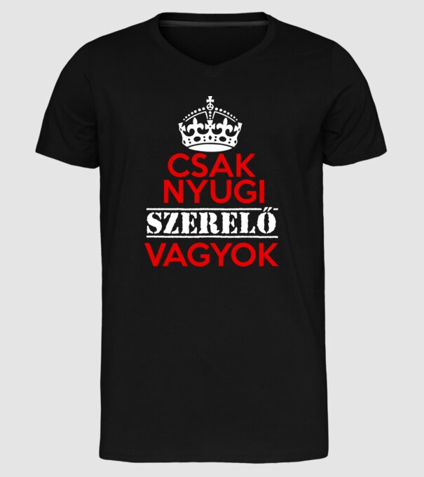  minta fekete pólón