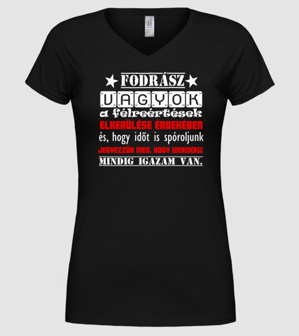  minta fekete pólón