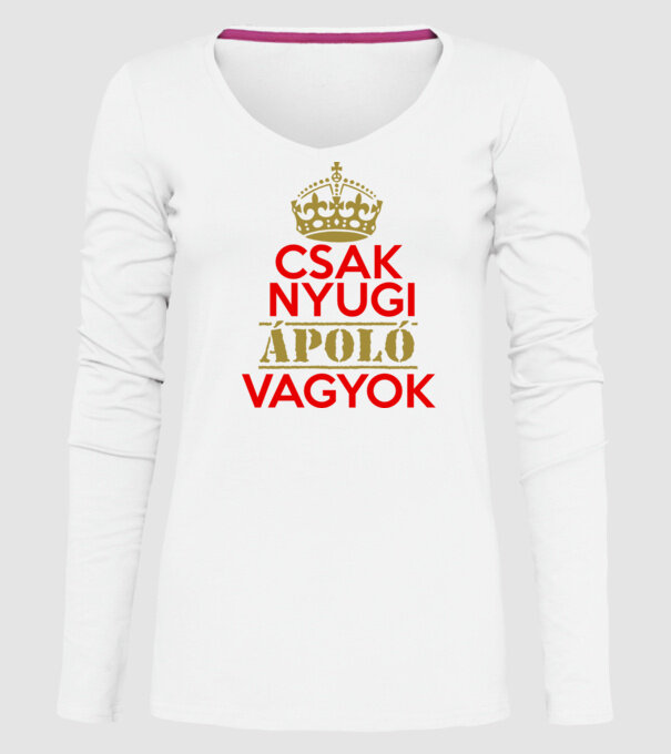 minta fehér pólón