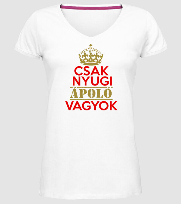  minta fehér pólón