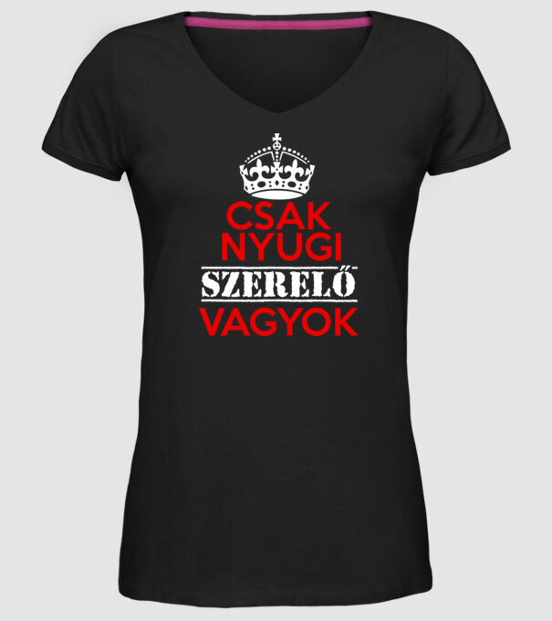  minta fekete pólón