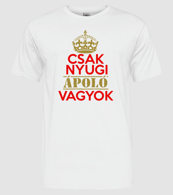  minta fehér pólón