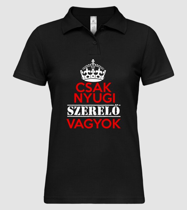  minta fekete pólón