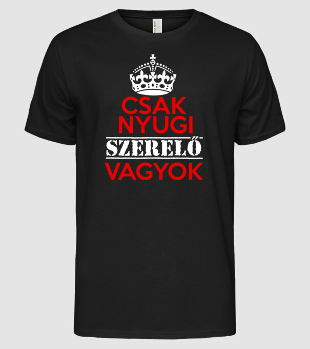  minta fekete pólón