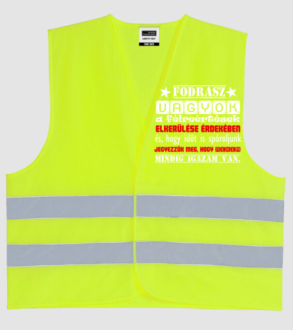  minta neonsárga pólón