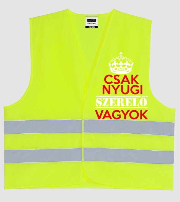  minta neonsárga pólón