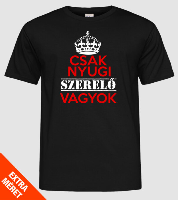  minta fekete pólón