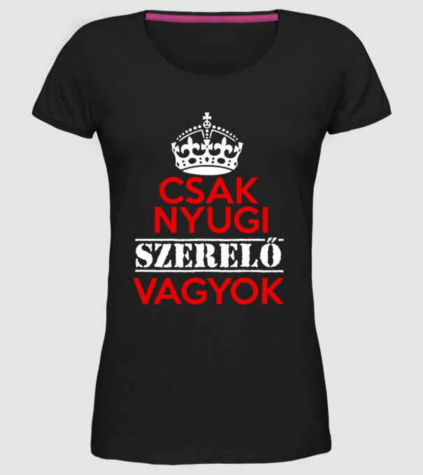  minta fekete pólón