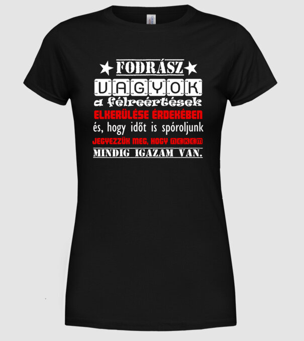  minta fekete pólón