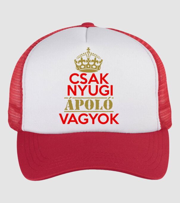  minta fehér/piros pólón