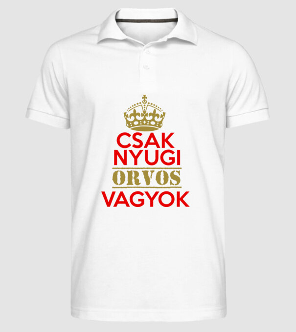  minta fehér pólón