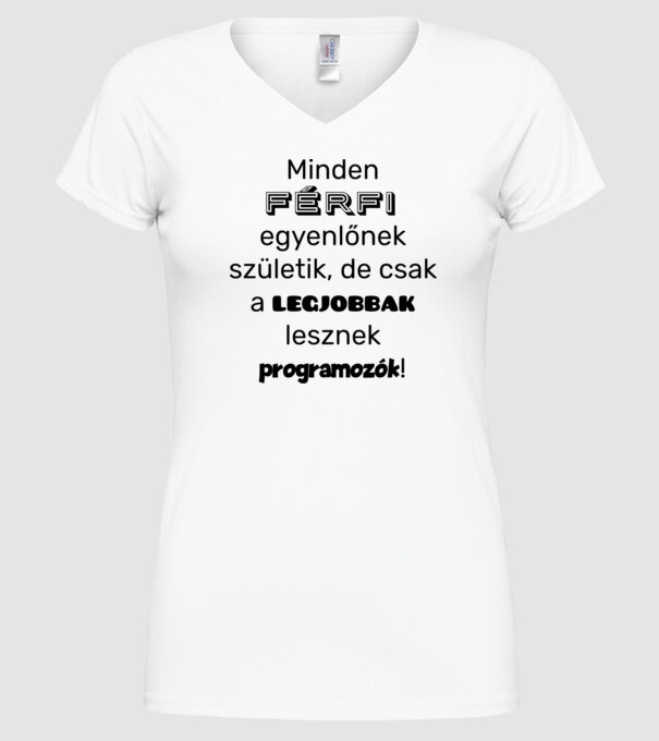  minta fehér pólón