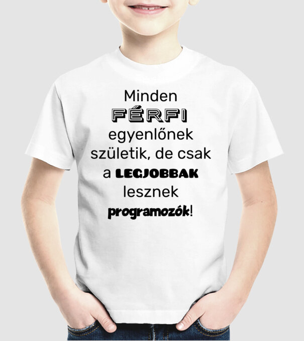  minta fehér pólón