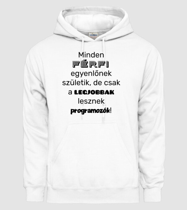  minta fehér pólón
