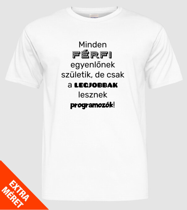  minta fehér pólón