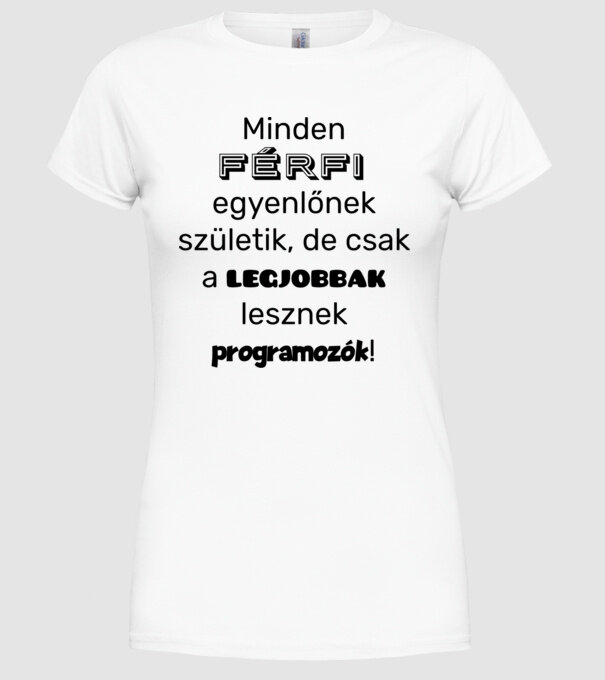  minta fehér pólón