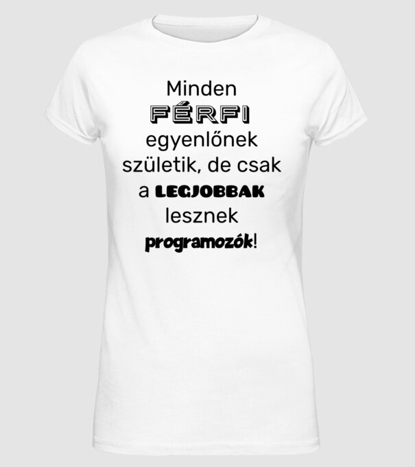  minta fehér pólón
