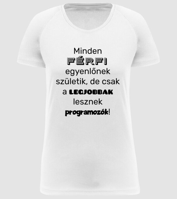  minta fehér pólón