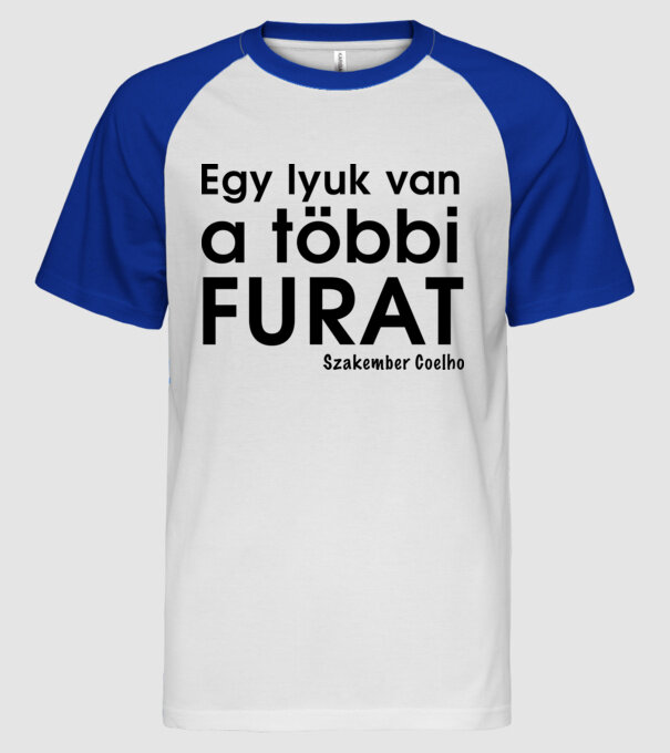  minta fehér/royal pólón