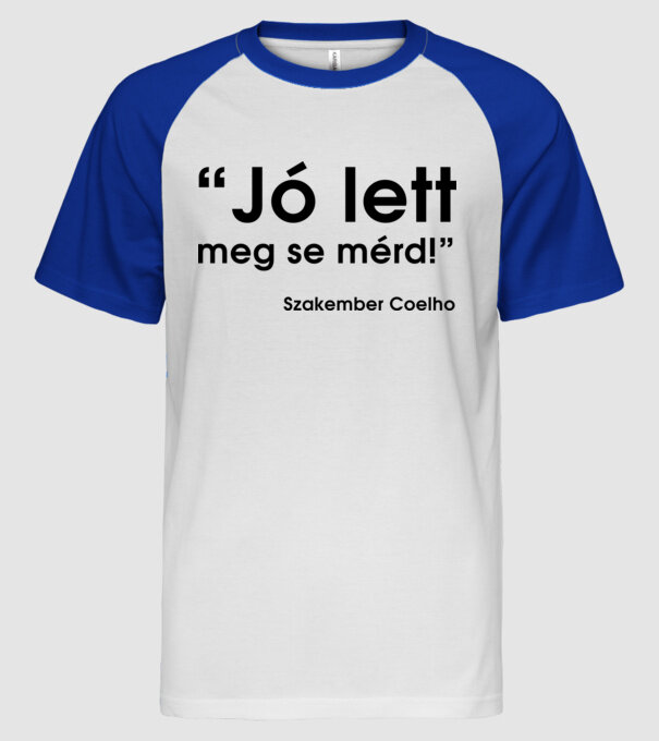  minta fehér/royal pólón