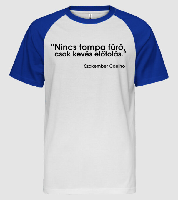  minta fehér/royal pólón