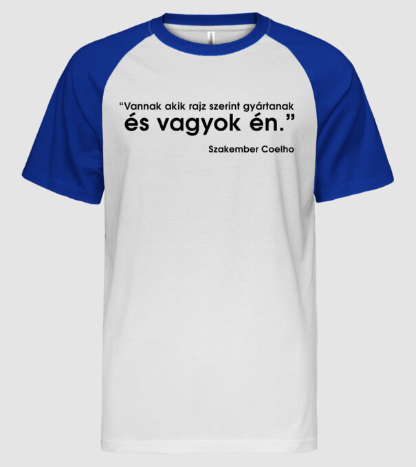  minta fehér/royal pólón