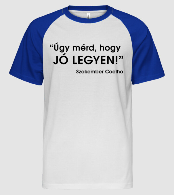  minta fehér/royal pólón