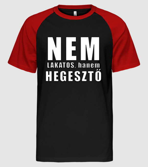  minta fekete/piros pólón