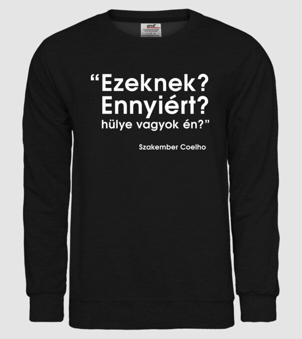  minta fekete pólón