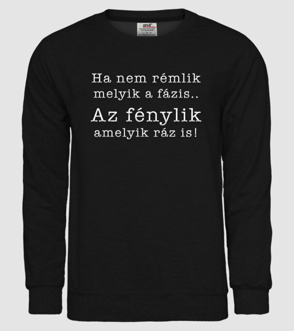  minta fekete pólón