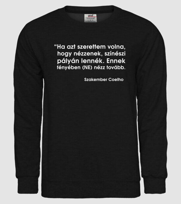  minta fekete pólón