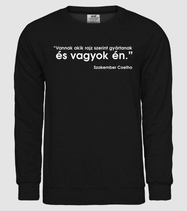  minta fekete pólón