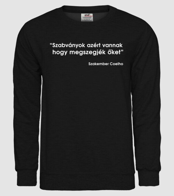  minta fekete pólón